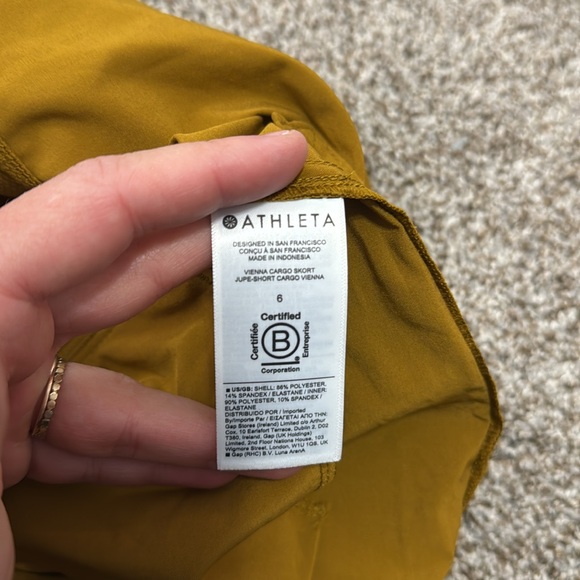 ATHLETA Vienna Cargo Skort in Tan - Picture 10 of 12